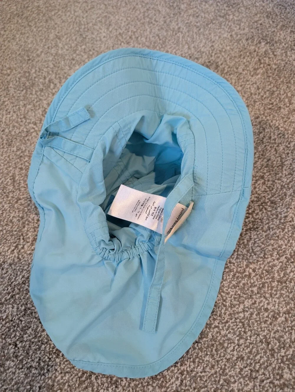 Pottery Barn Kids Baby Whale Blue Sun Hat